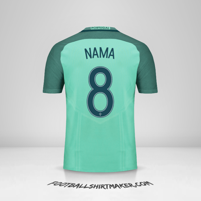 Jersey Portugal 2016 Alternatif -  nama - 8
