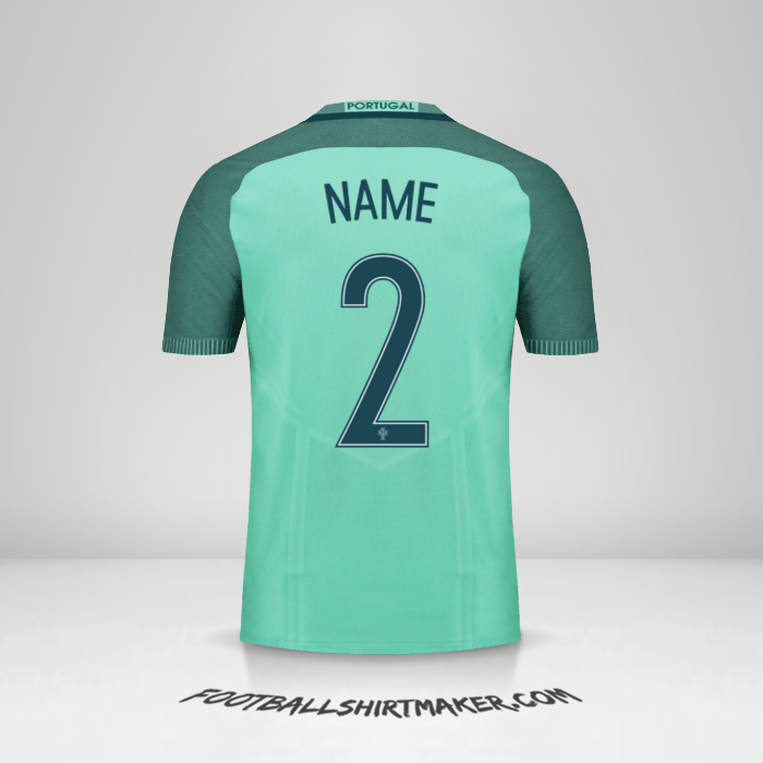 Jersey Portugal 2016 Away -  name - 2