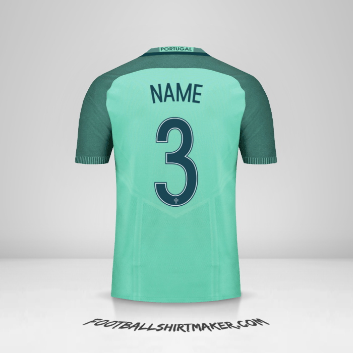 Jersey Portugal 2016 Away -  name - 3