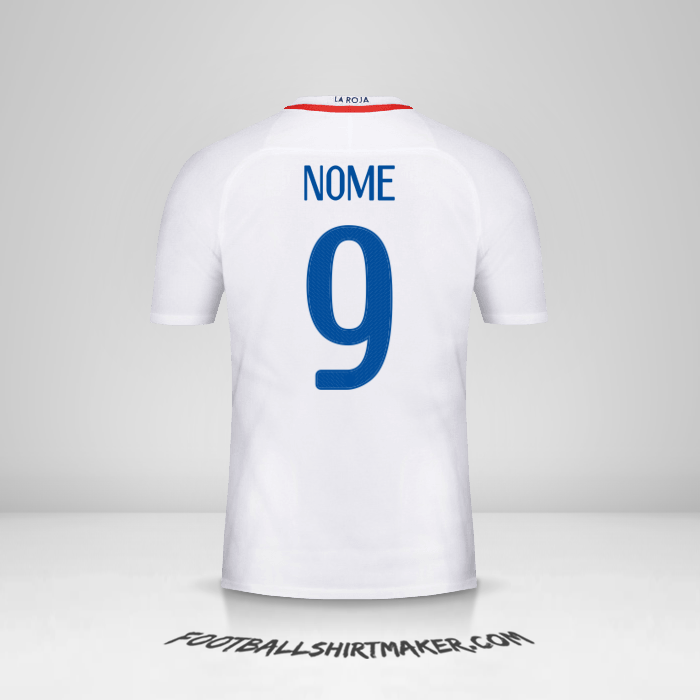 Camisola Chile 2016 Alternativa -  nome - 9