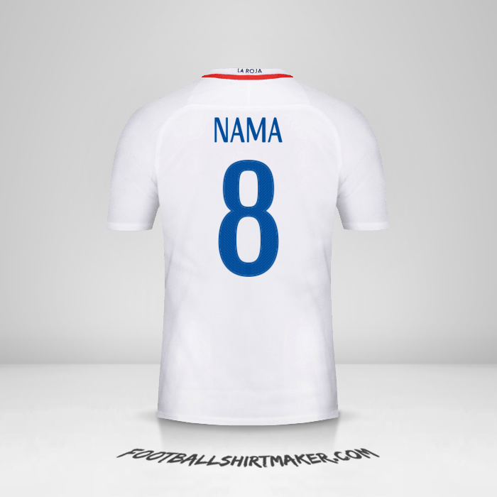 Jersey Cile 2016 Alternatif -  nama - 8