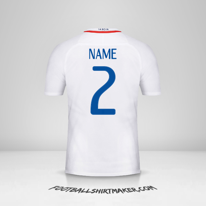 Shirt Chile 2016 Away -  name - 2
