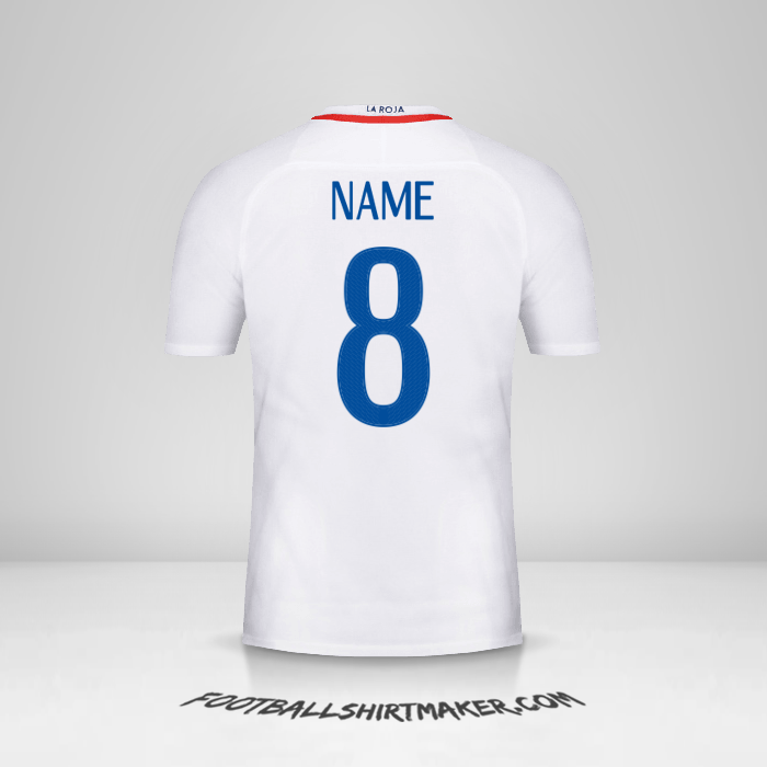 Shirt Chile 2016 Away -  name - 8
