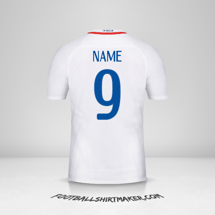 Trikot Chile 2016 Auswärts -  name - 9