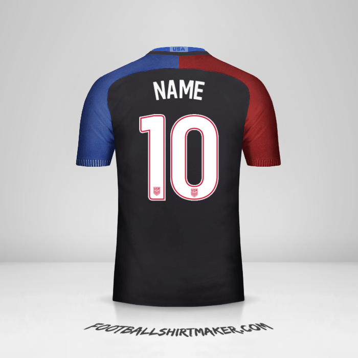 Jersey United States 2016/17 Away -  name - 10