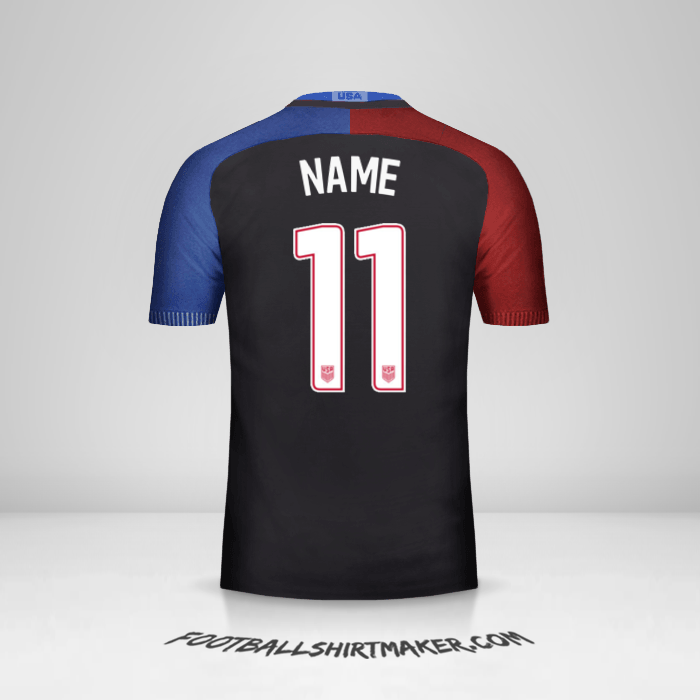 Jersey United States 2016/17 Away -  name - 11