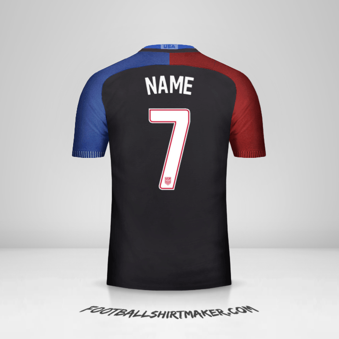 Jersey United States 2016/17 Away -  name - 7