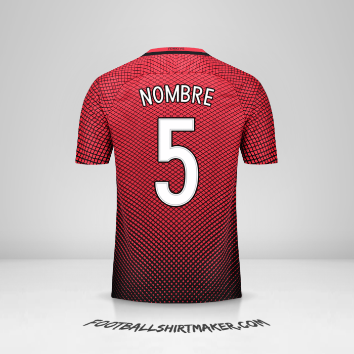 Camiseta Turquia 2016 -  nombre - 5