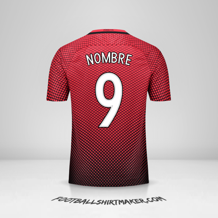 Camiseta Turquia 2016 -  nombre - 9