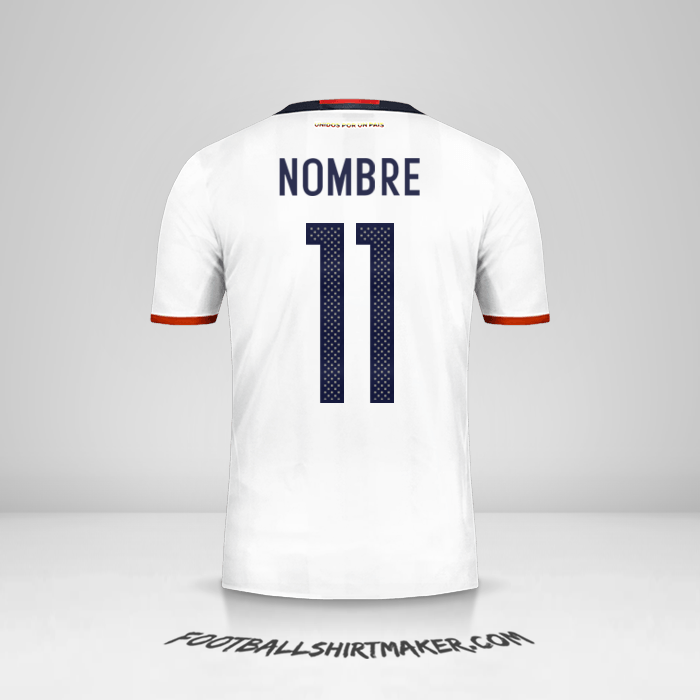 Jersey Colombia 2016 -  nombre - 11