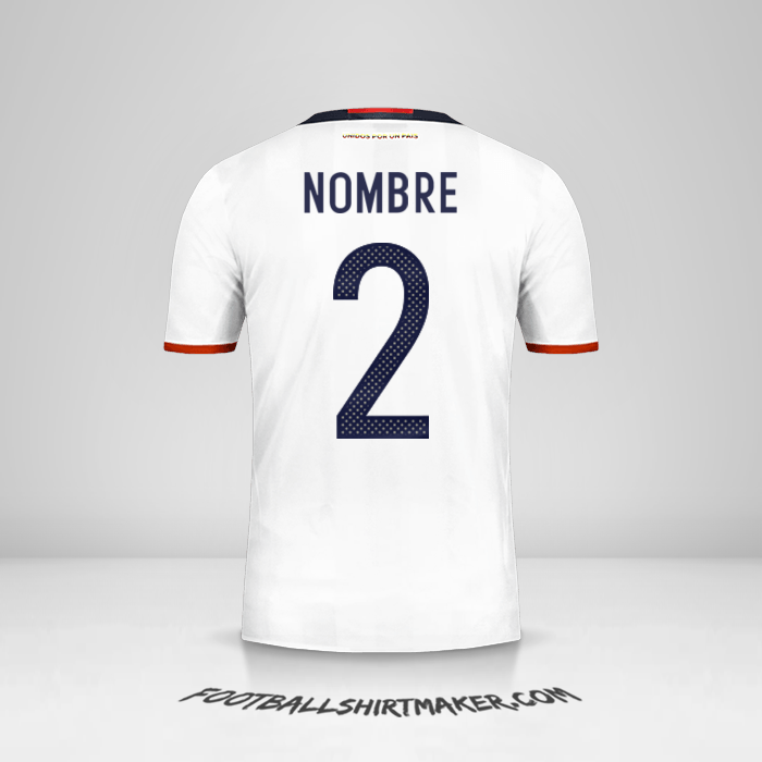 Jersey Colombia 2016 -  nombre - 2