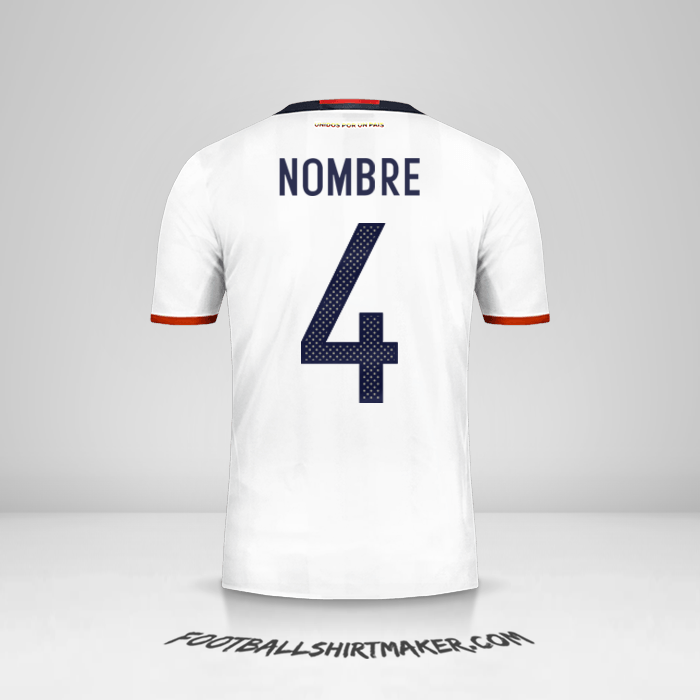 Camiseta Colombia 2016 -  nombre - 4