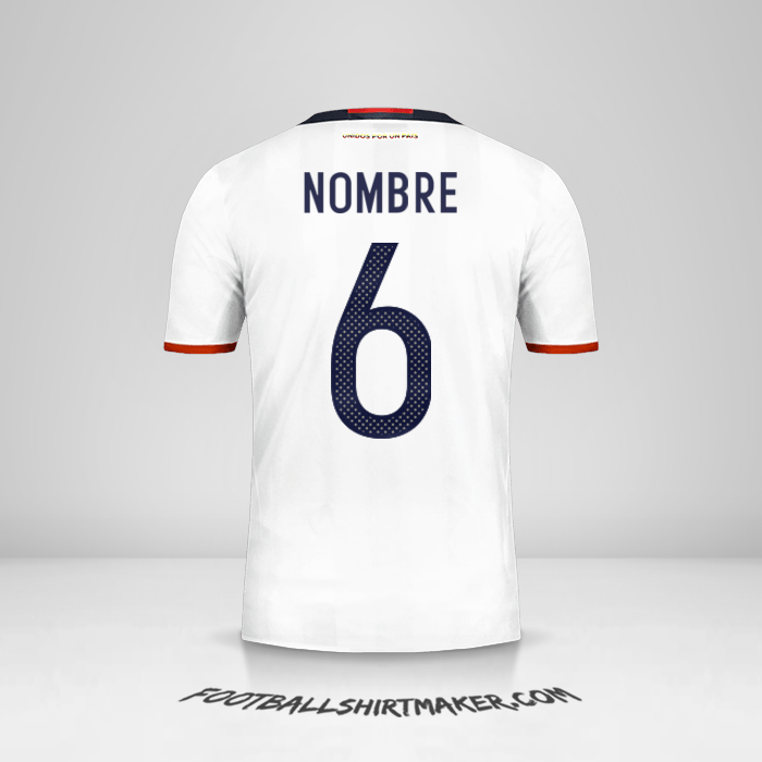 Jersey Colombia 2016 -  nombre - 6