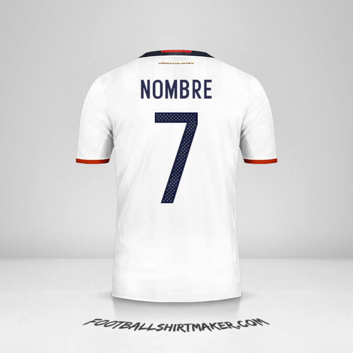 Camiseta Colombia 2016 -  nombre - 7