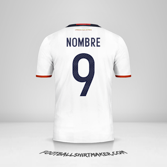 Jersey Colombia 2016 -  nombre - 9
