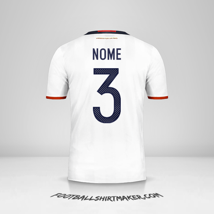 Camisola Colômbia 2016 -  nome - 3