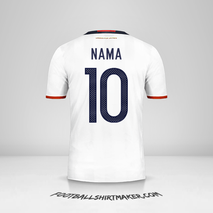 Jersey Kolombia 2016 -  nama - 10
