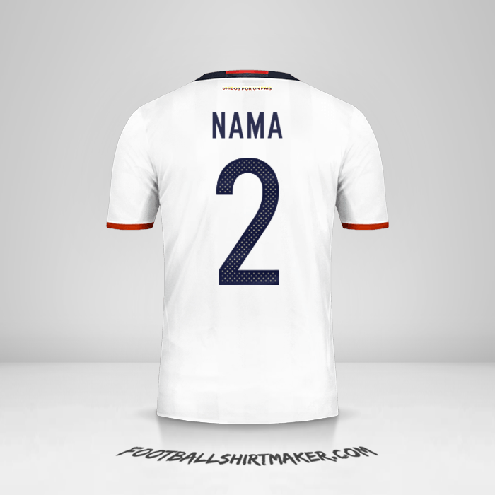 Jersey Kolombia 2016 -  nama - 2