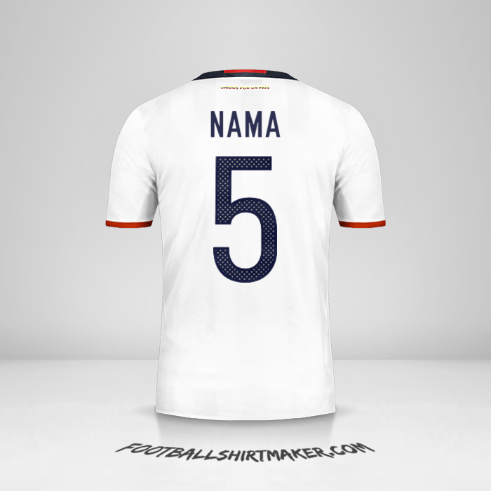 Jersey Kolombia 2016 -  nama - 5