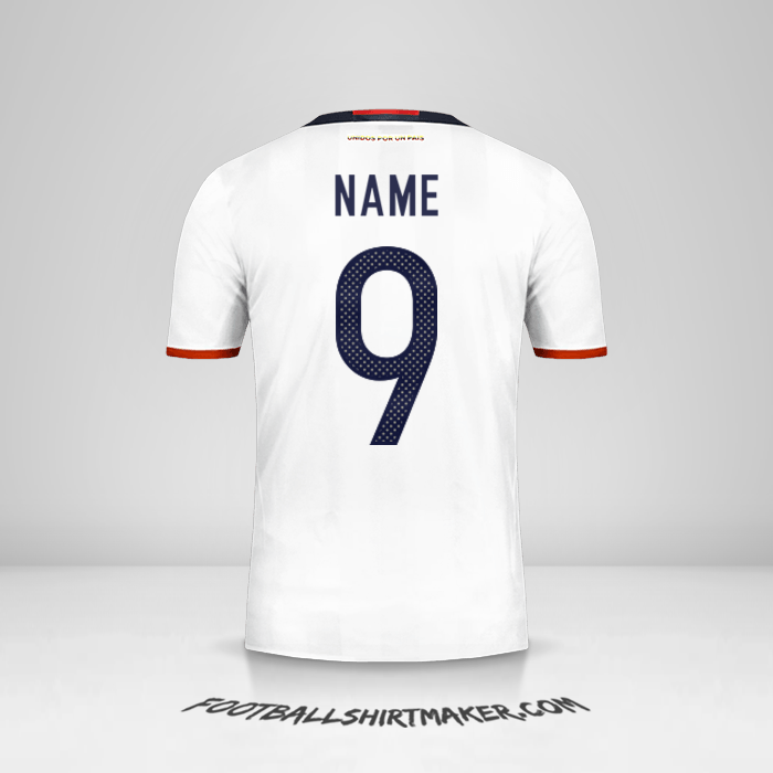 Shirt Colombia 2016 -  name - 9