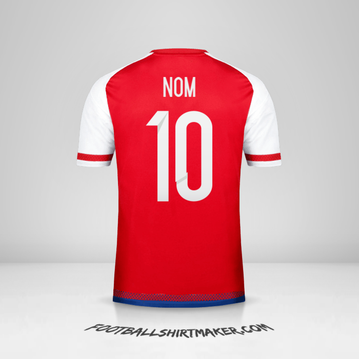 Maillot Paraguay 2015/17 -  nom - 10