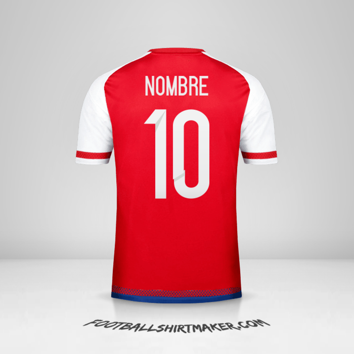 Jersey Paraguay 2015/17 -  nombre - 10