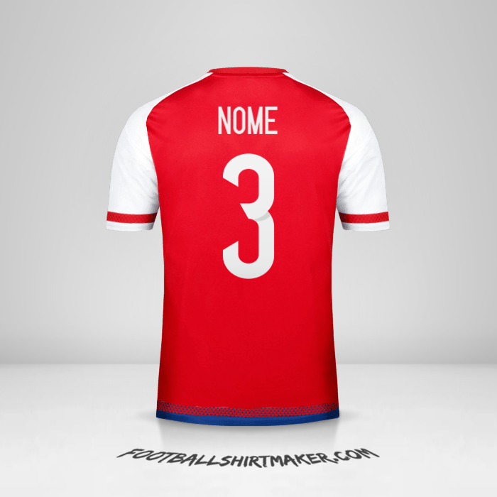 Maglia Paraguay 2015/17 -  nome - 3