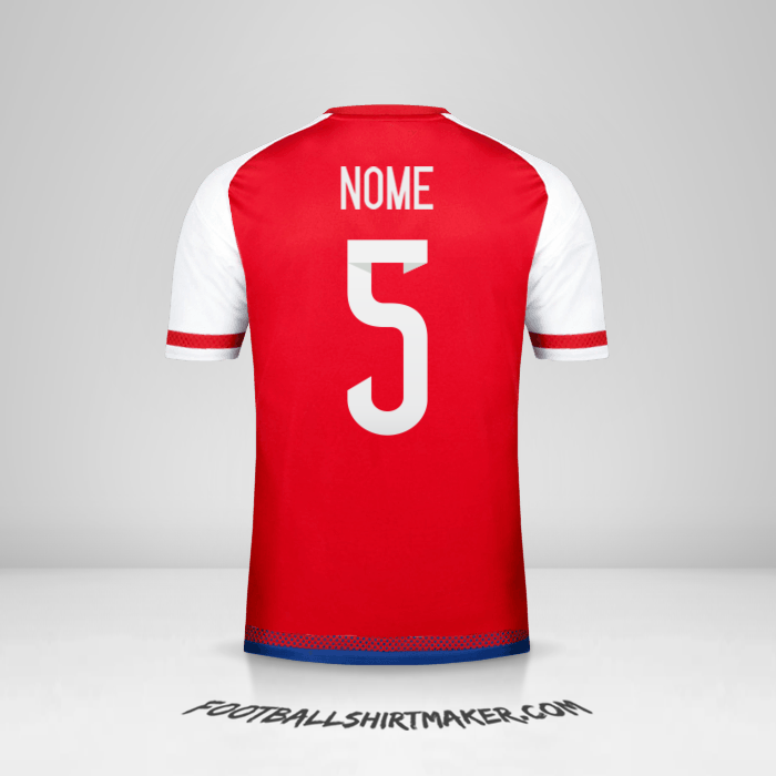 Camisa Paraguai 2015/17 -  nome - 5