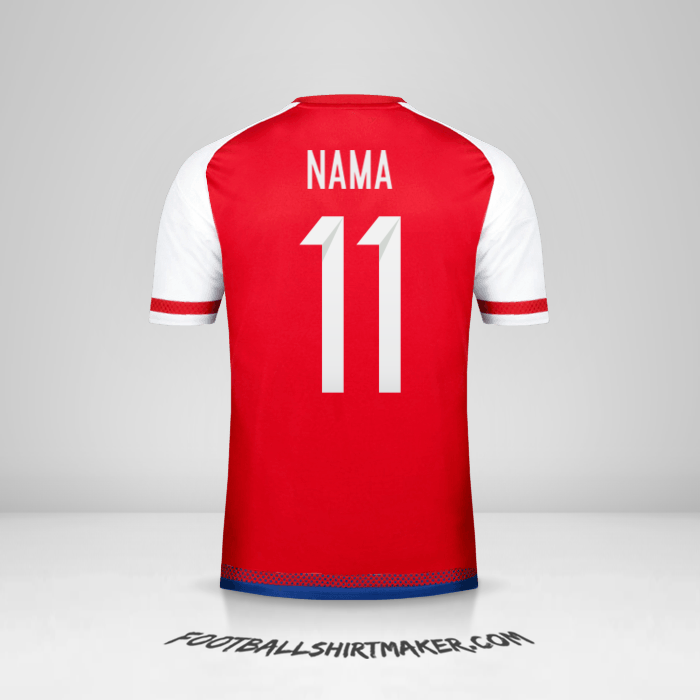 Jersey Paraguay 2015/17 -  nama - 11