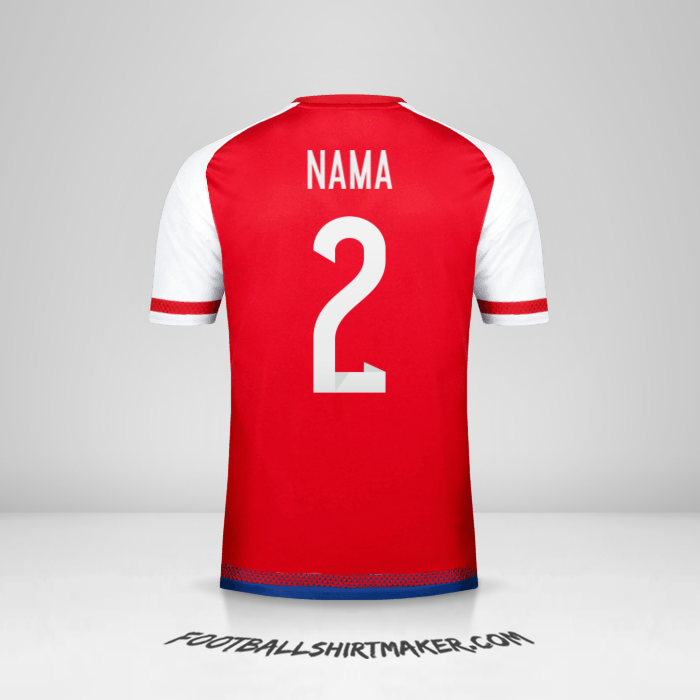 Jersey Paraguay 2015/17 -  nama - 2