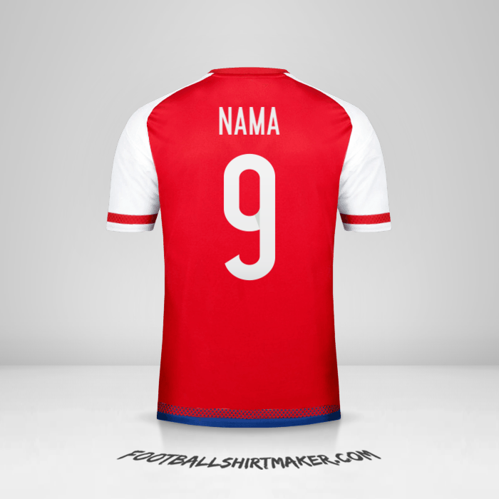 Jersey Paraguay 2015/17 -  nama - 9
