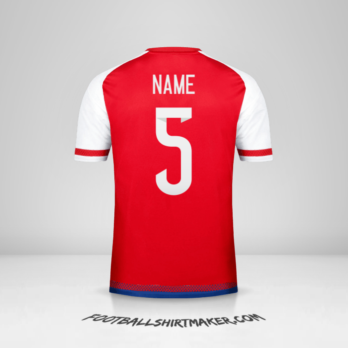 Shirt Paraguay 2015/17 -  name - 5