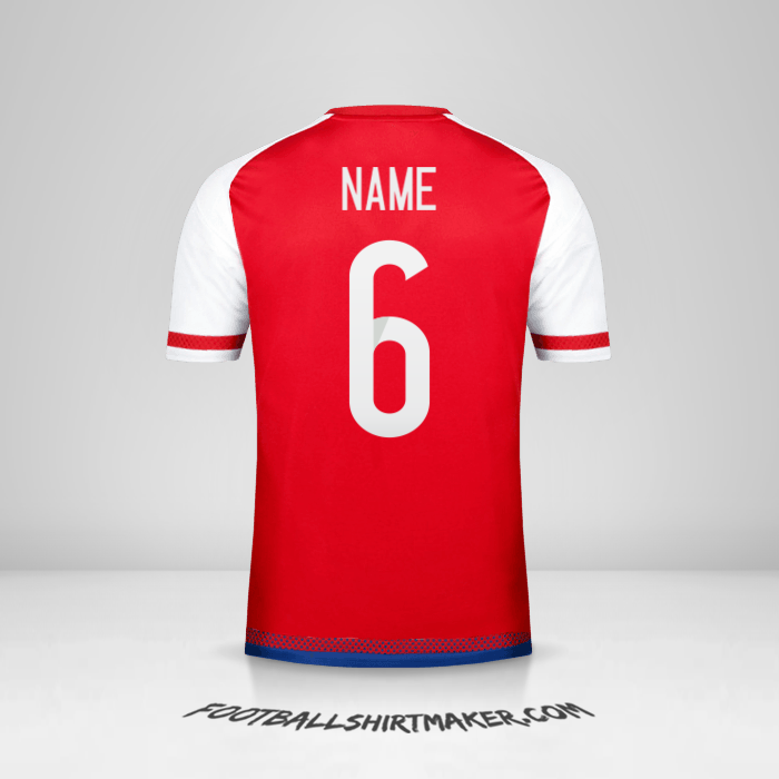 Shirt Paraguay 2015/17 -  name - 6