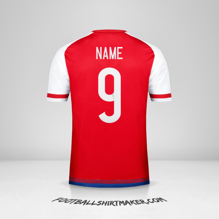 Trikot Paraguay 2015/17 -  name - 9