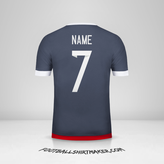 Shirt Paraguay 2015/18 Away -  name - 7