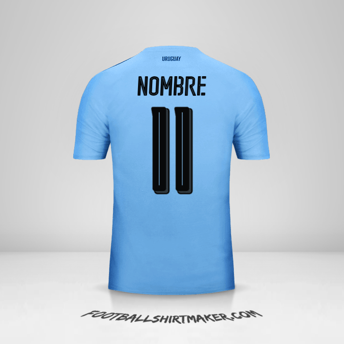 Jersey Uruguay 2016 -  nombre - 11
