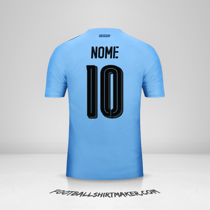 Camisola Uruguai 2016 -  nome - 10