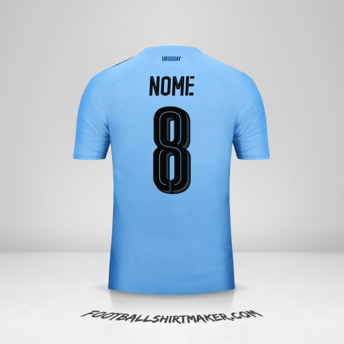 Camisola Uruguai 2016 -  nome - 8