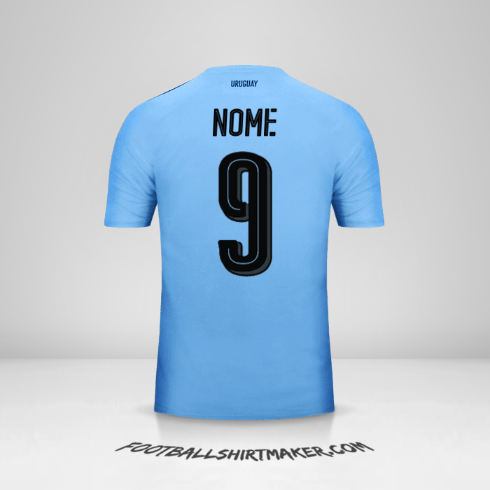 Maglia Uruguay 2016 -  nome - 9