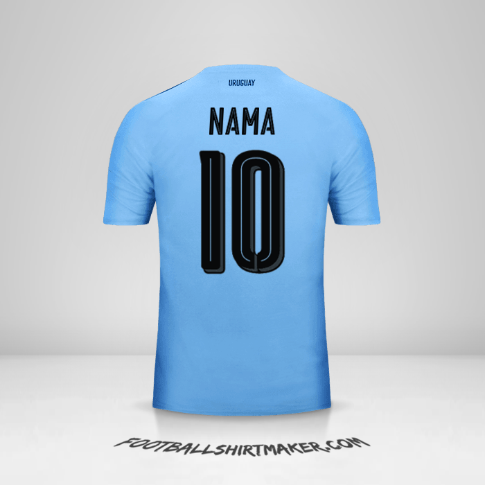 Jersey Uruguay 2016 -  nama - 10