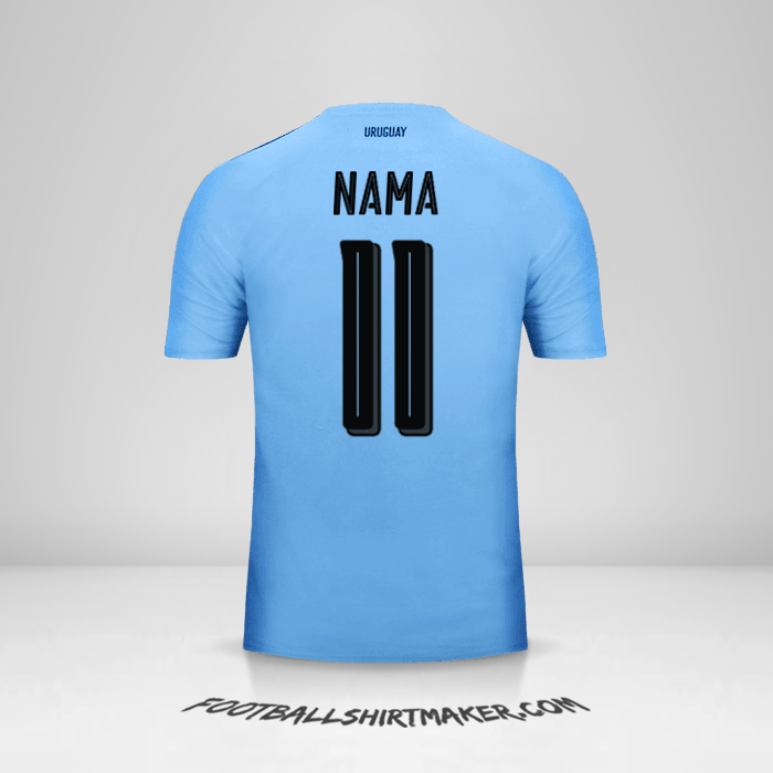 Jersey Uruguay 2016 -  nama - 11