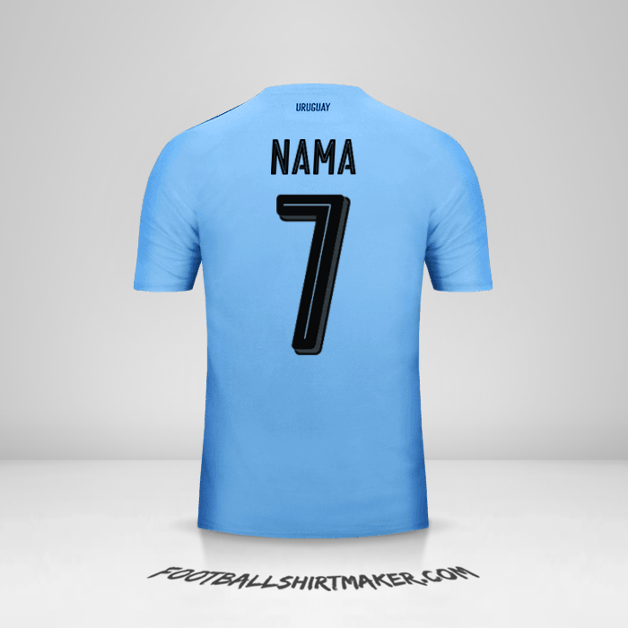 Jersey Uruguay 2016 -  nama - 7