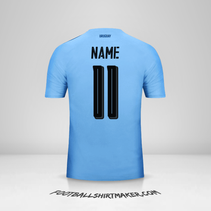 Shirt Uruguay 2016 -  name - 11