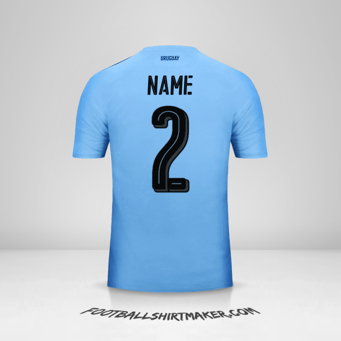 Trikot Uruguay 2016 -  name - 2