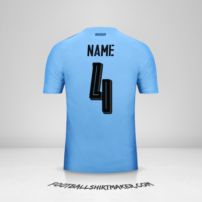 Shirt Uruguay 2016 -  name - 4