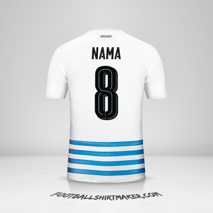 Jersey Uruguay 2016 Alternatif -  nama - 8