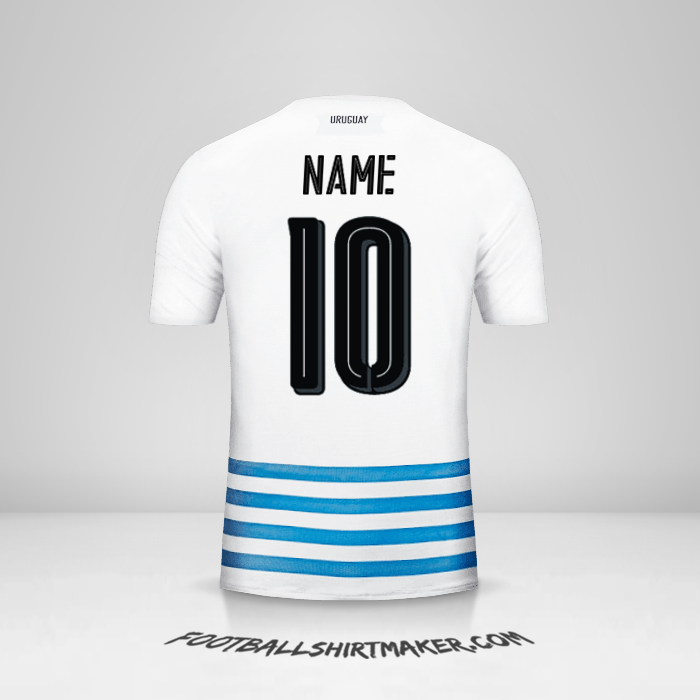 Trikot Uruguay 2016 Auswärts -  name - 10