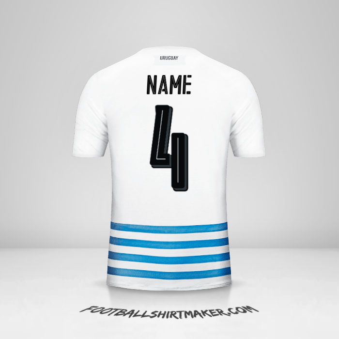 Trikot Uruguay 2016 Auswärts -  name - 4