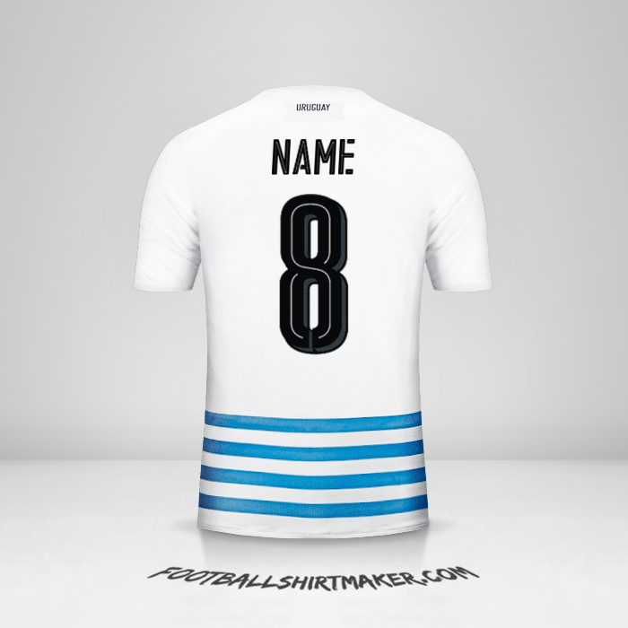 Trikot Uruguay 2016 Auswärts -  name - 8