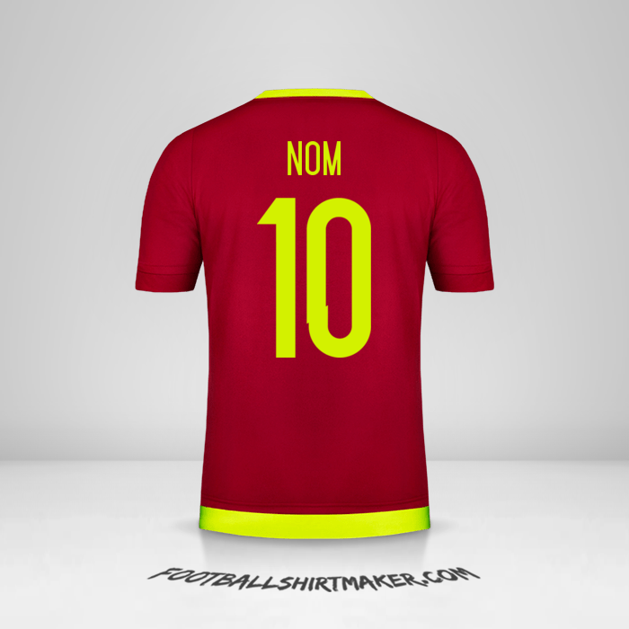 Maillot Venezuela 2015/17 -  nom - 10